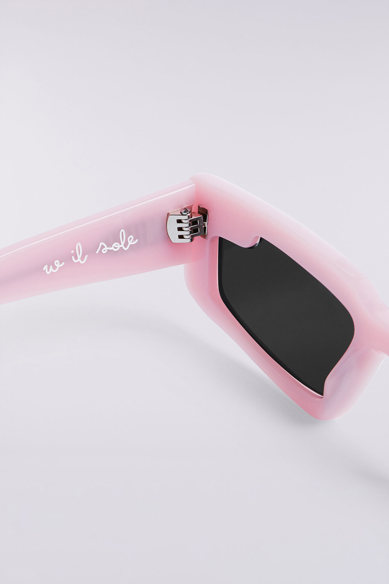 Rectangular Wing Sunglasses Pink