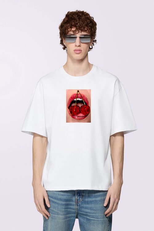 Cherry Mouth T-Shirt White