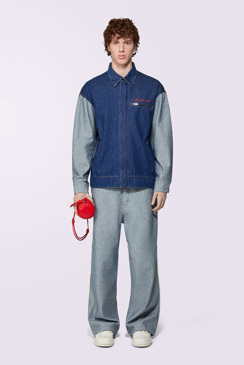 Inside Out Baggy Jeans Deep Blue