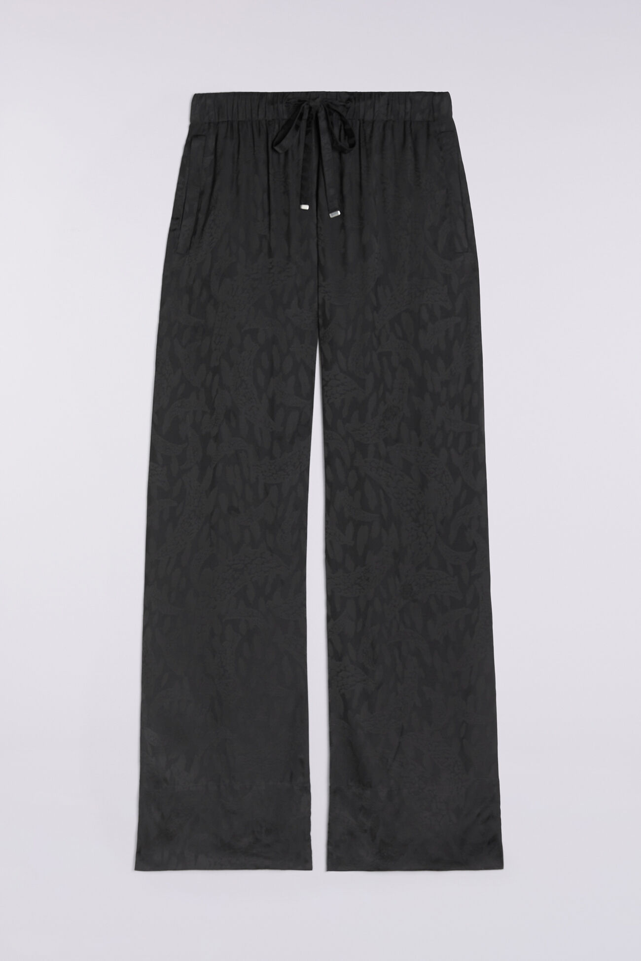 Unisex Banimalier Jacquard Trousers Black