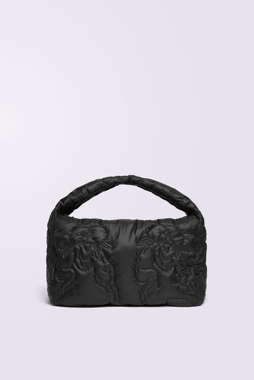 Kissing Angels Maxi Quilted Bag Black