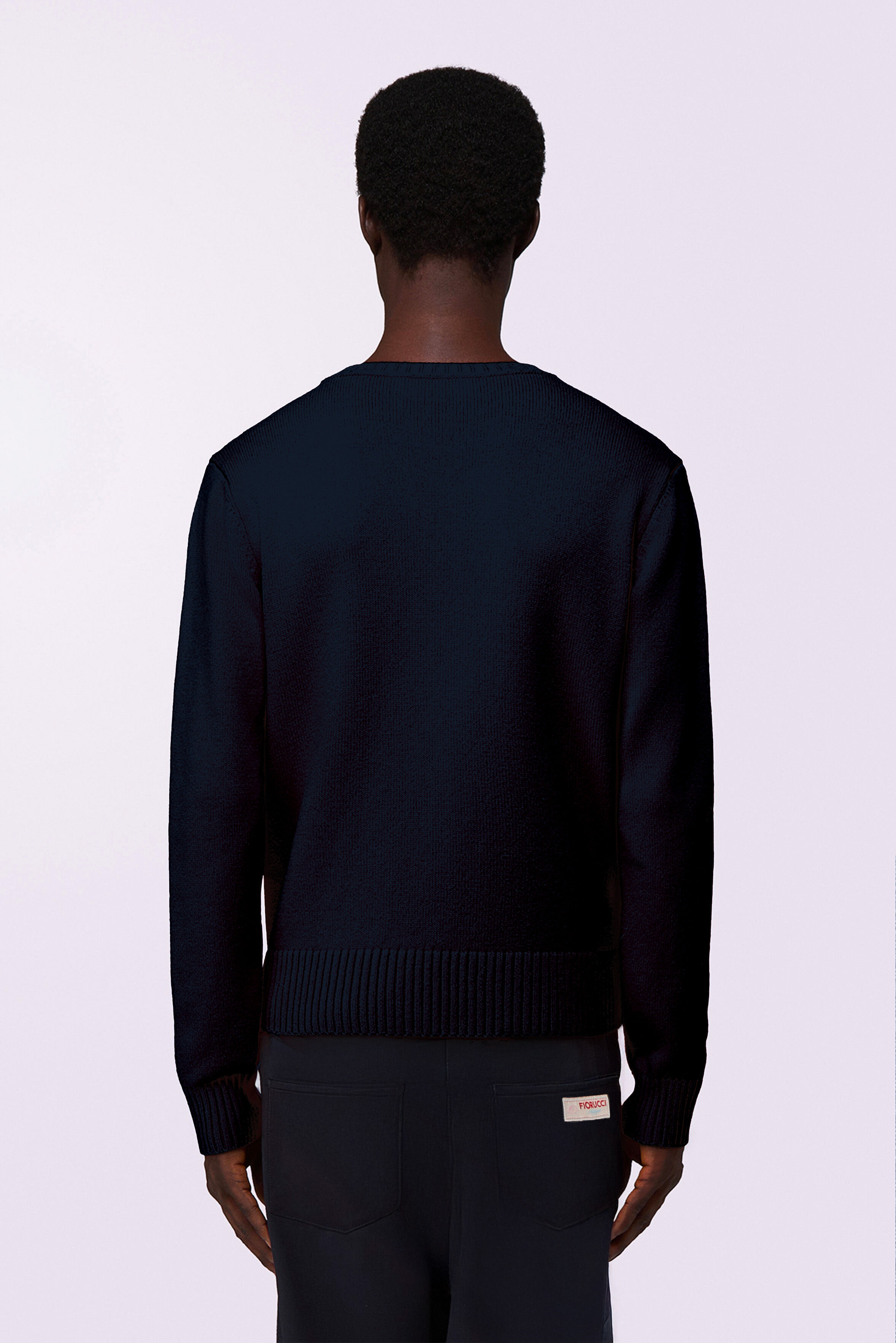 Angels Patch Knit Jumper Navy