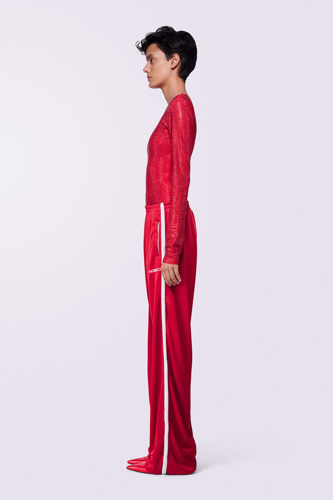 Unisex Tracksuit Joggers Red