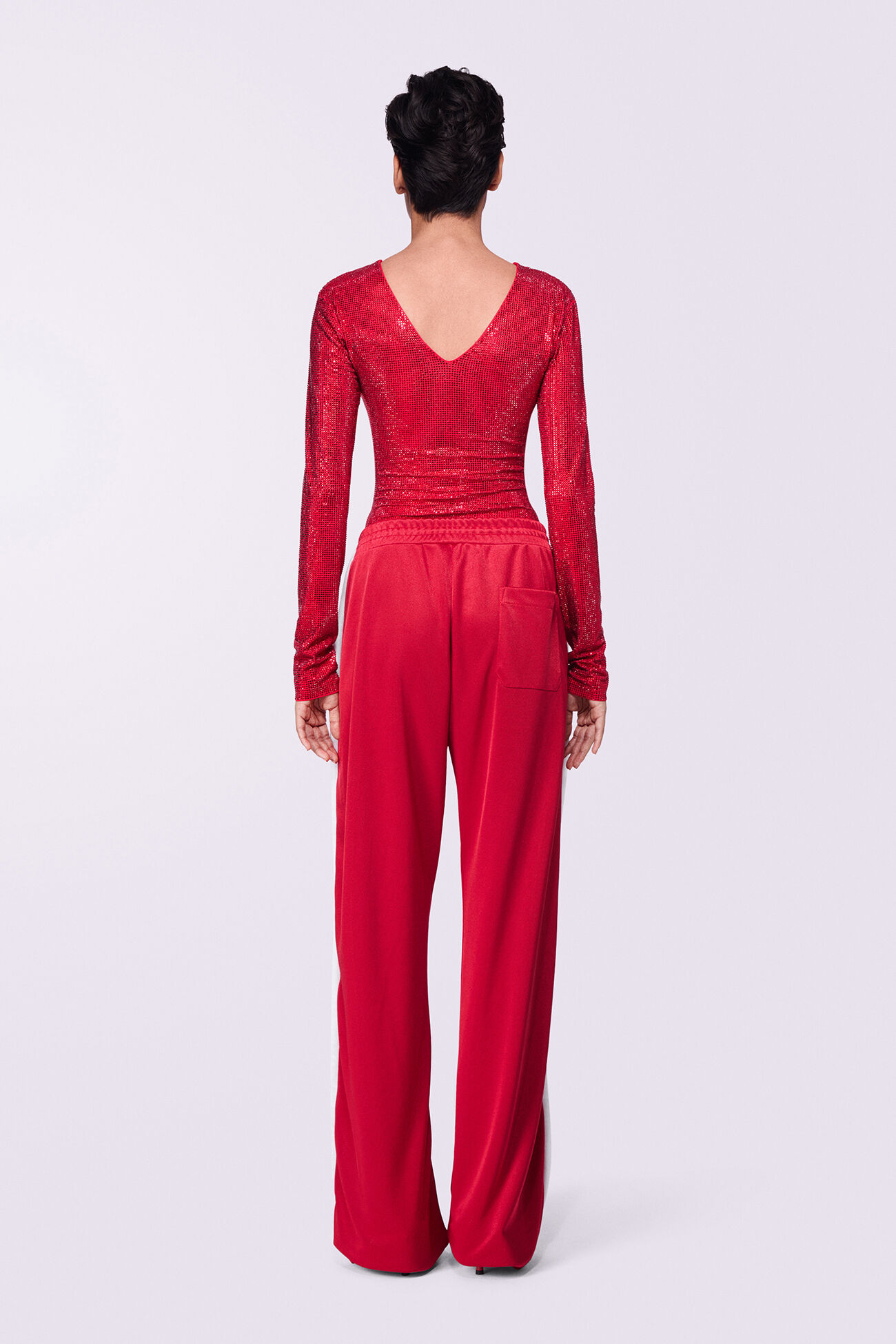 Unisex Tracksuit Joggers Red