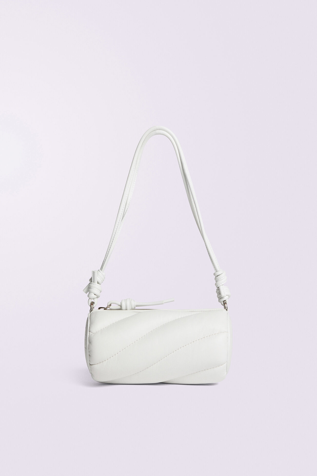 Mella Leather Mini Bag White