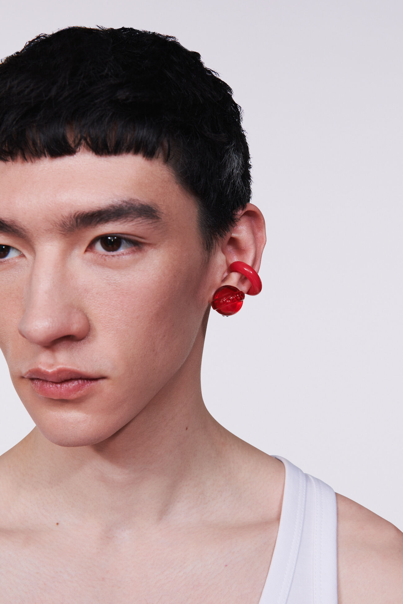 Mini Lollipop Earrings Red