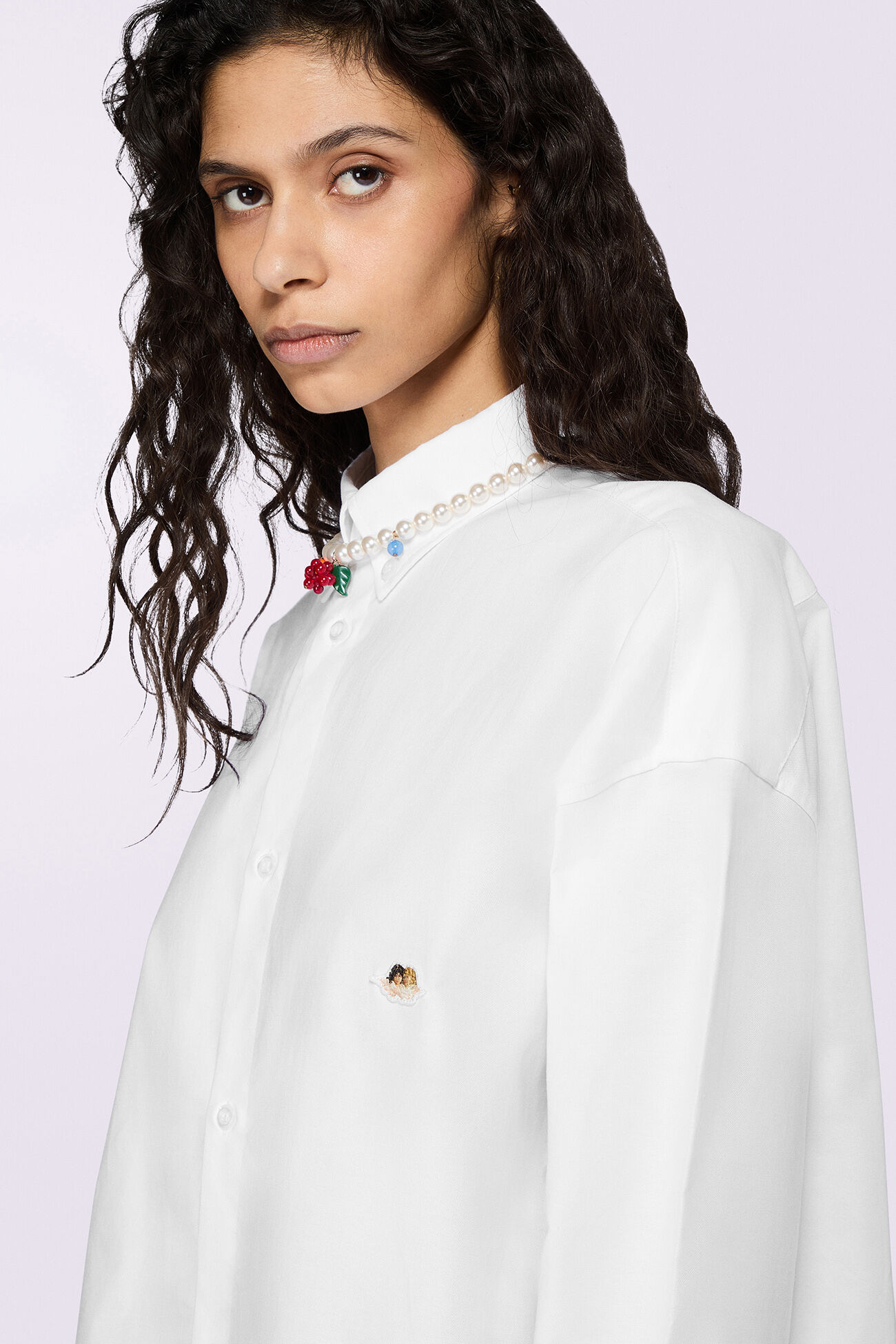 Angels Patch Shirt White