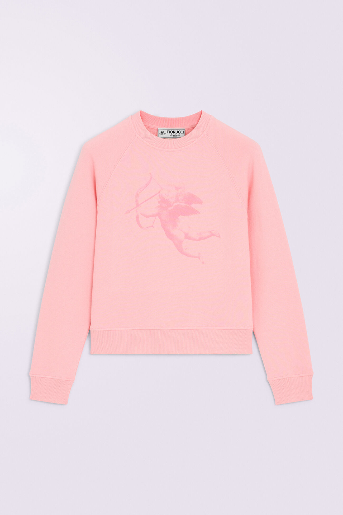 Cupid Graphic Sweatshirt Pink