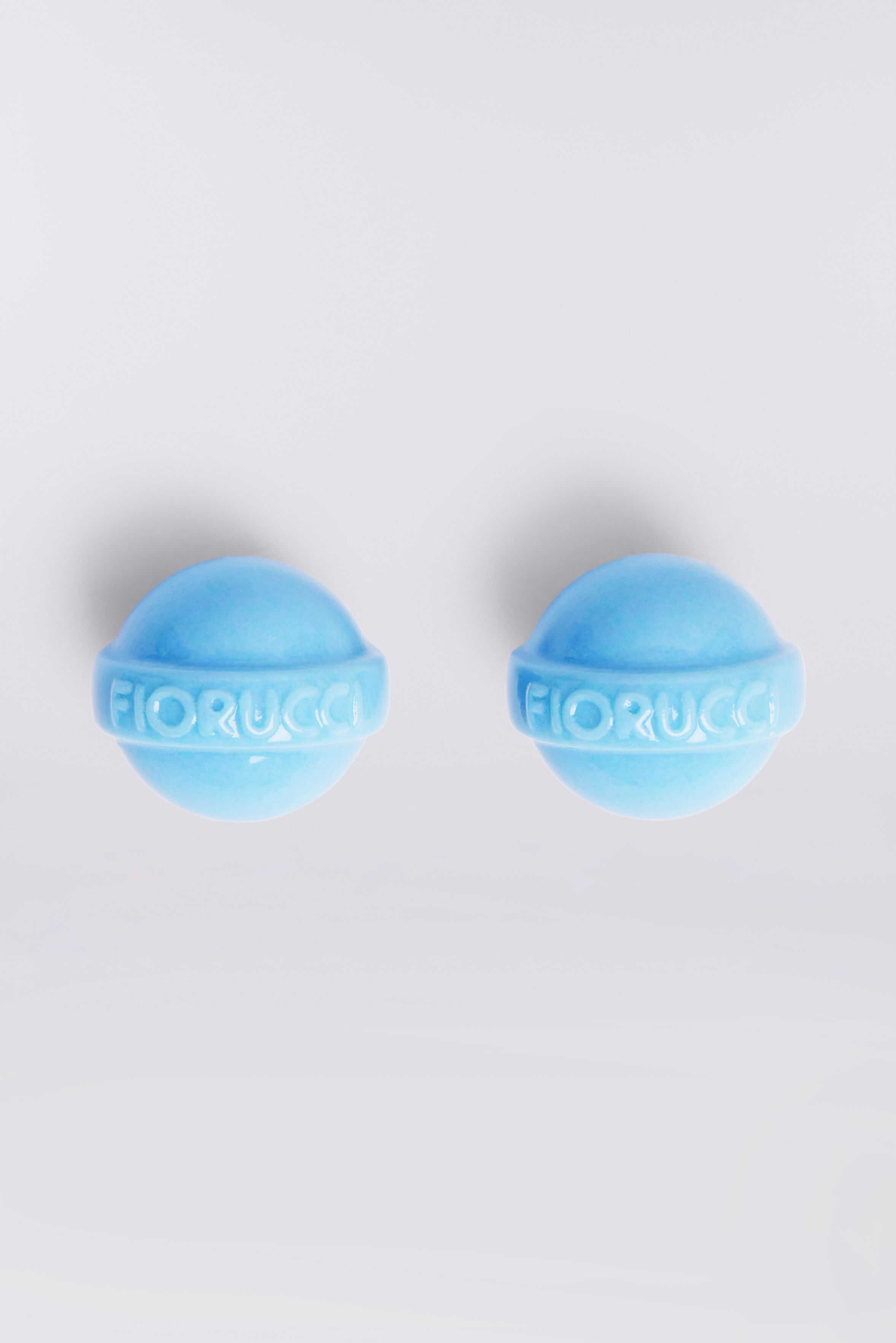 Mini Lollipop Earrings Blue