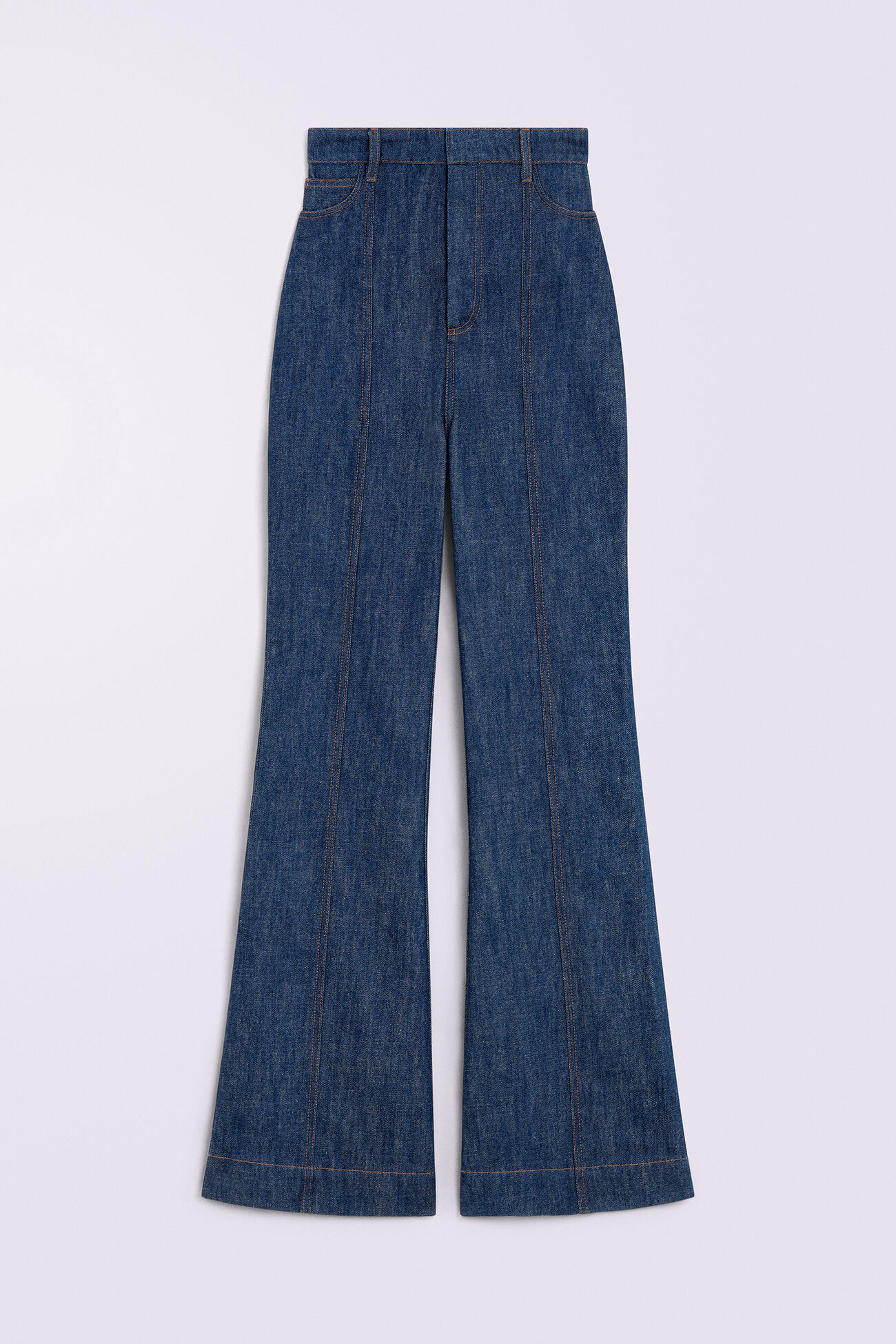 Heart Flare Jeans Rinse Wash