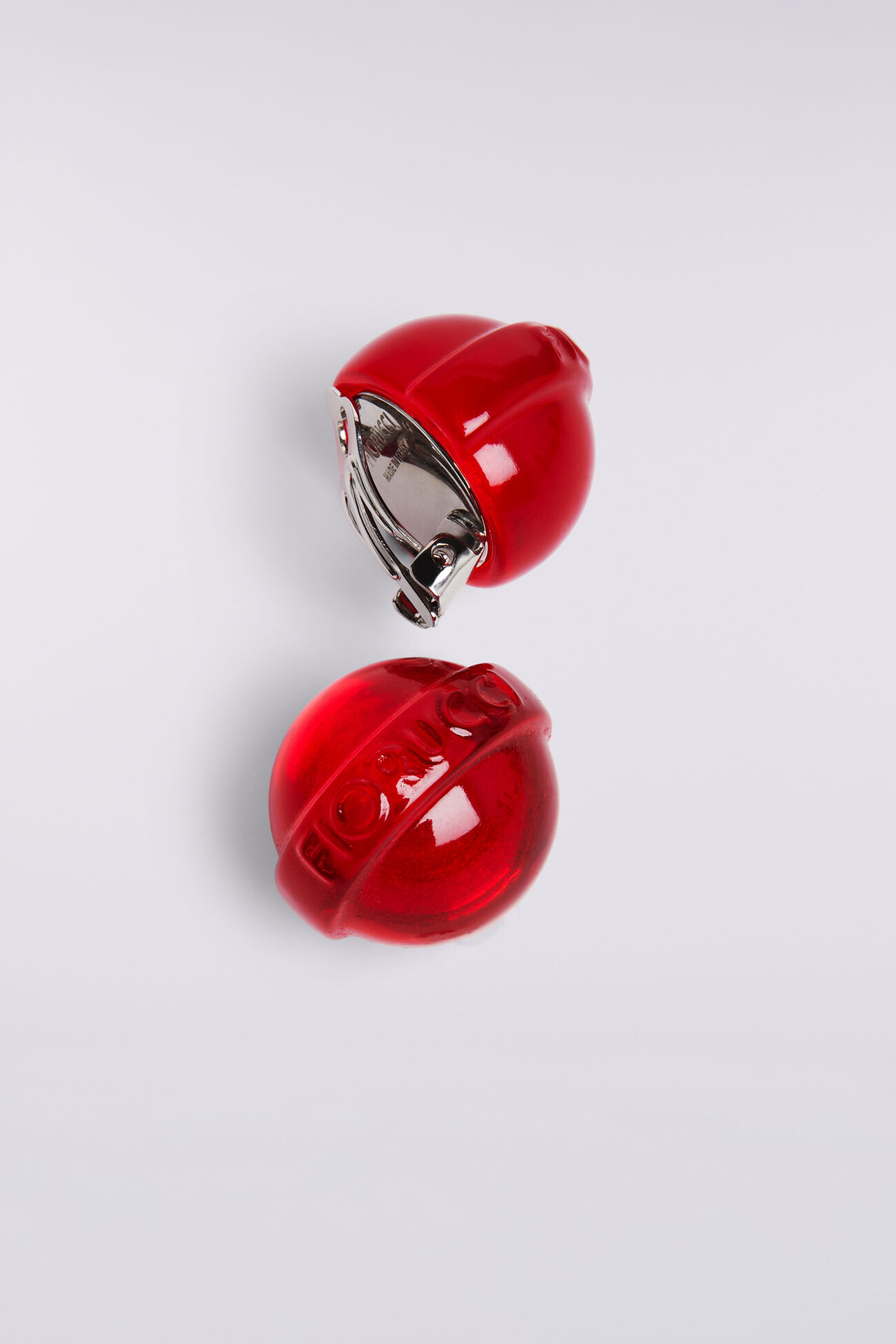 Mini Lollipop Earrings Red
