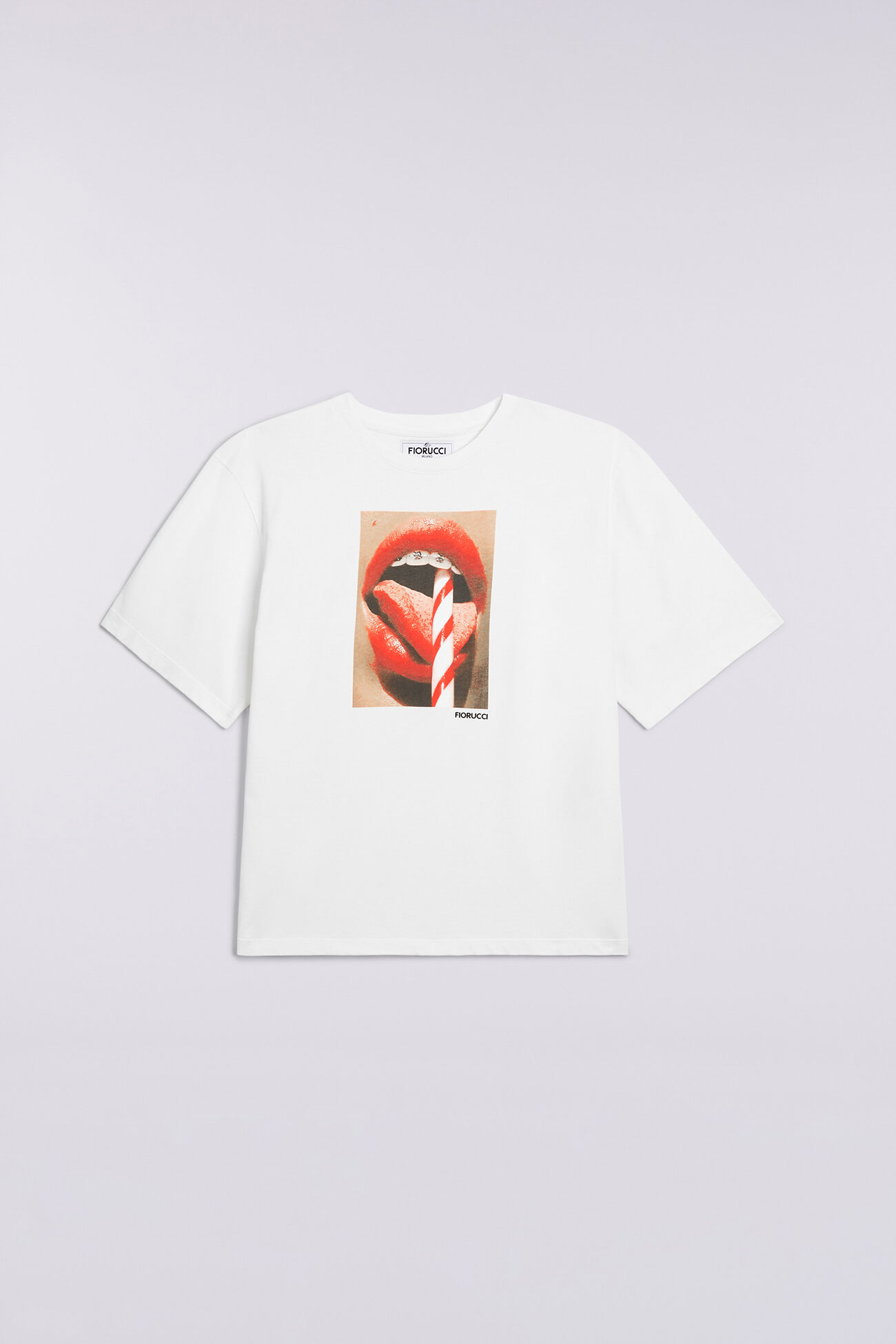 Mouth Graphic T-Shirt White