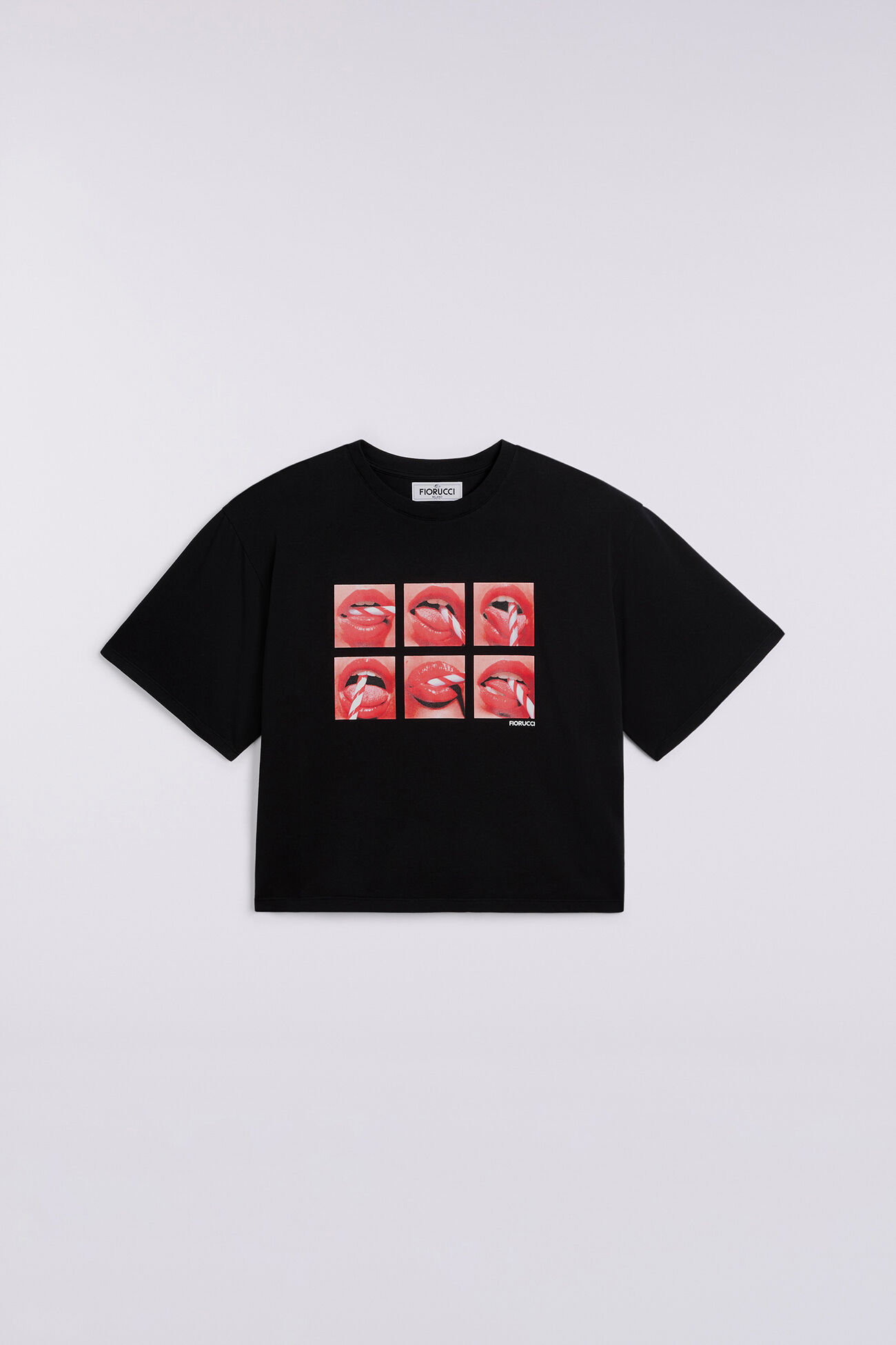 Mouth Graphic T-Shirt Black