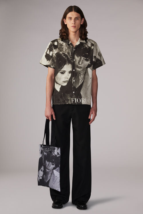 Massimo Bowling Shirt Grey