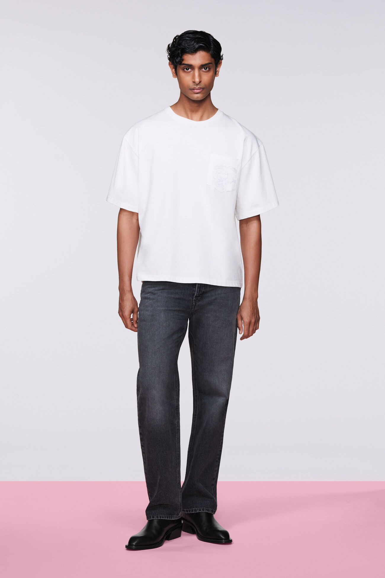 Angels Embroidered T-Shirt White