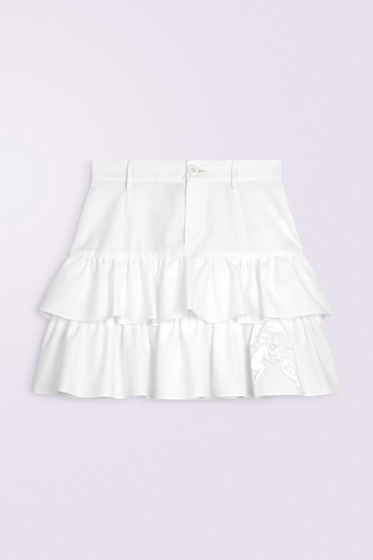 Kissing Angels Mini Skirt White
