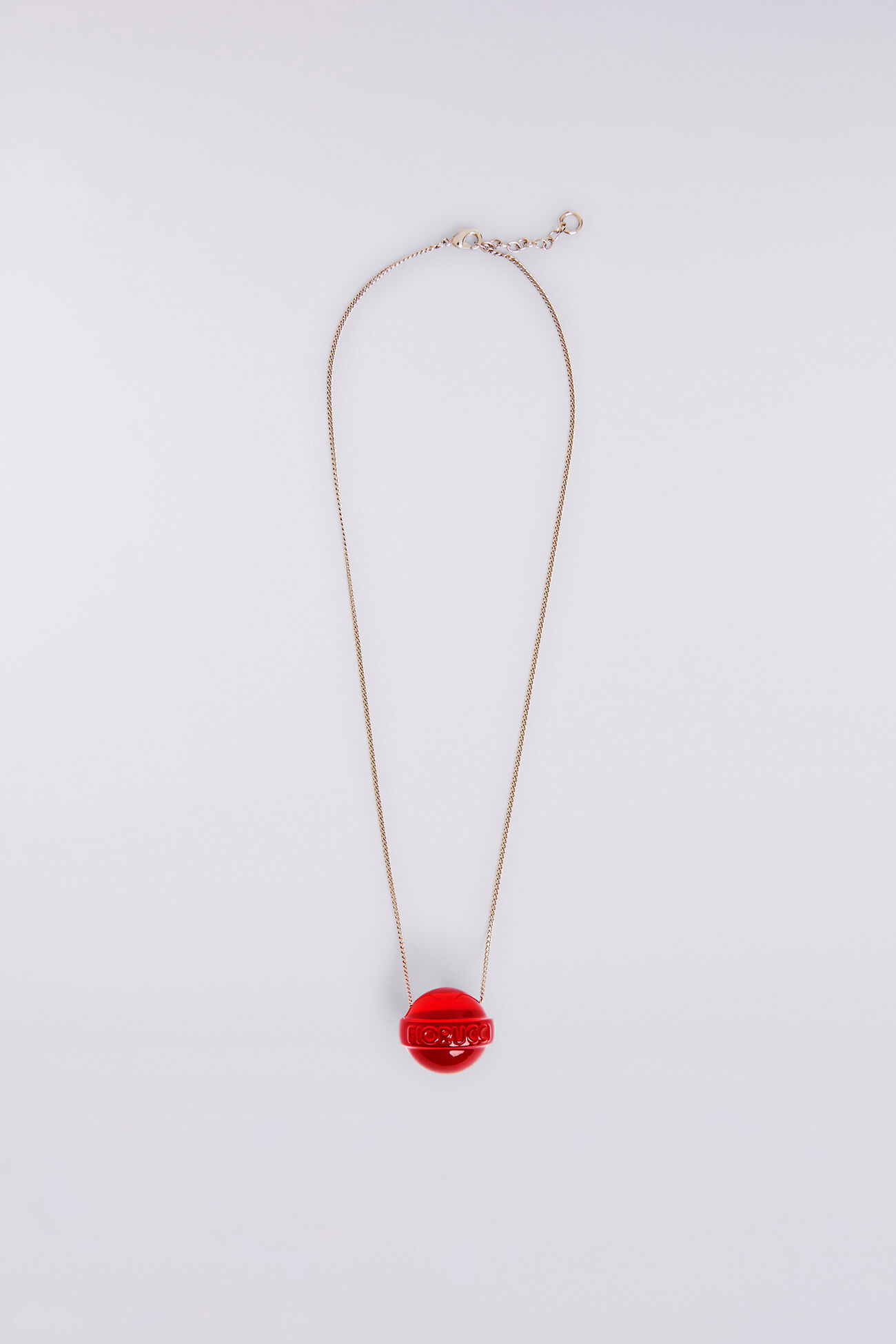 Lollipop Necklace Red
