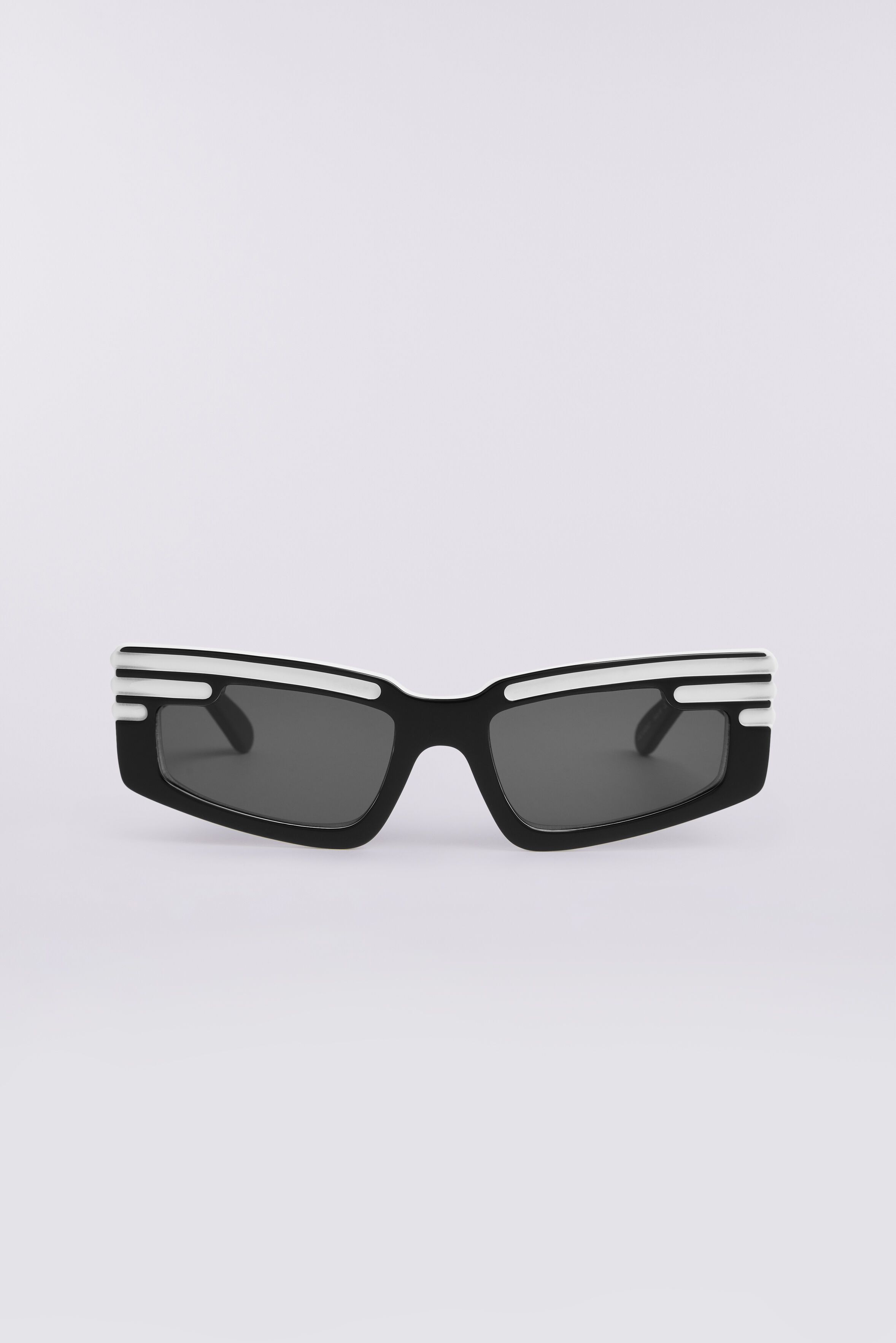 Rectangular Wing Sunglasses Black