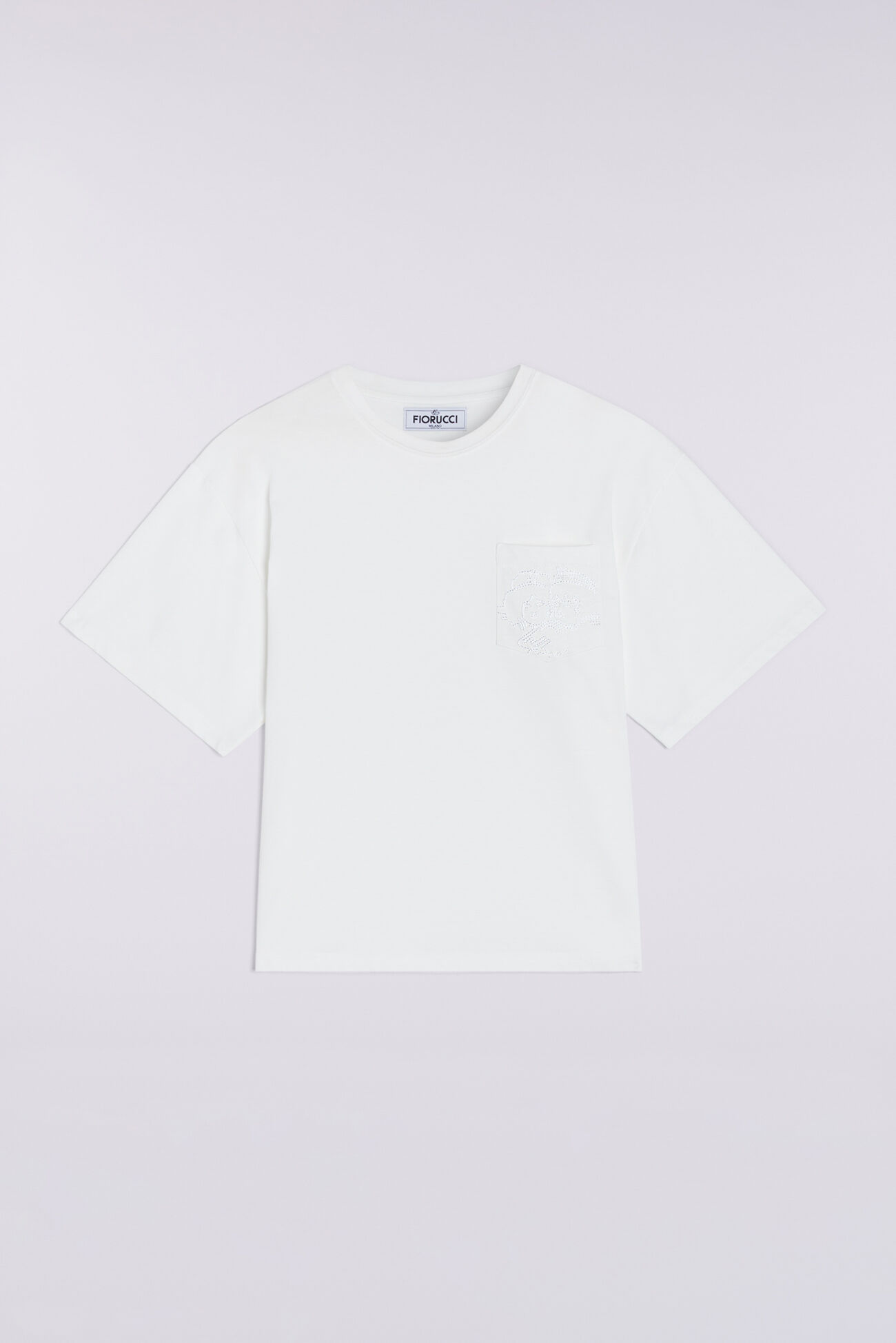 Angels Embroidered T-Shirt White