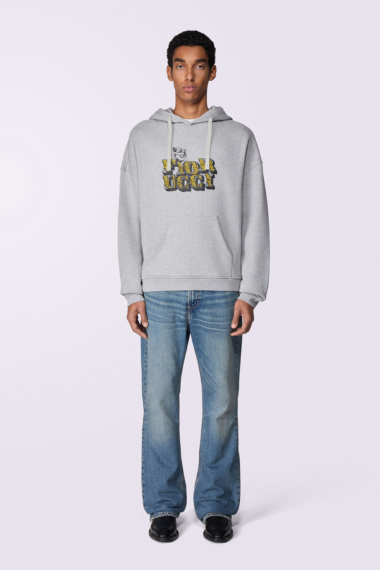Unisex Rococo Logo Hoodie Grey