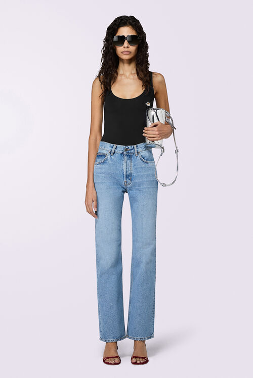 Straight Fit Jeans Light Blue