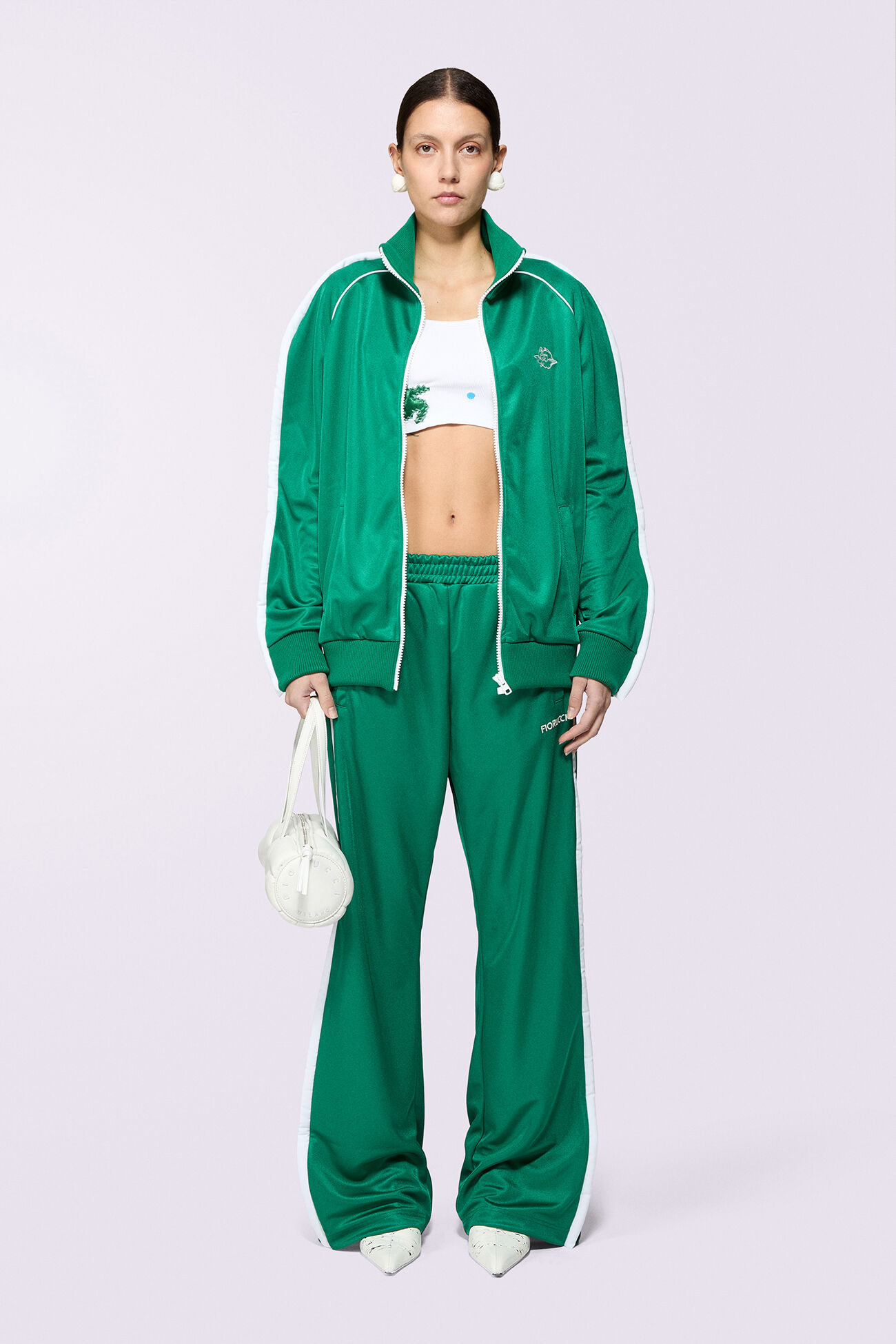 Unisex Tracksuit Sweatshirt Green