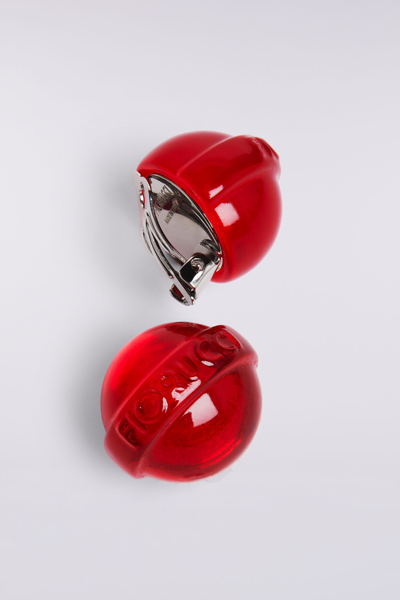 Lollipop Earrings Red