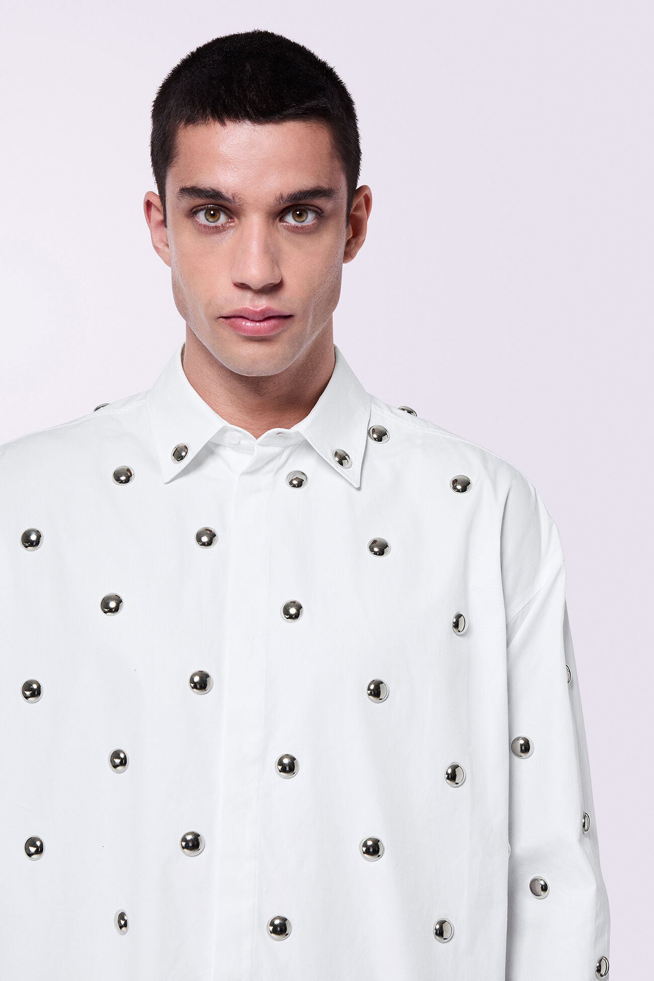 Stud Shirt White