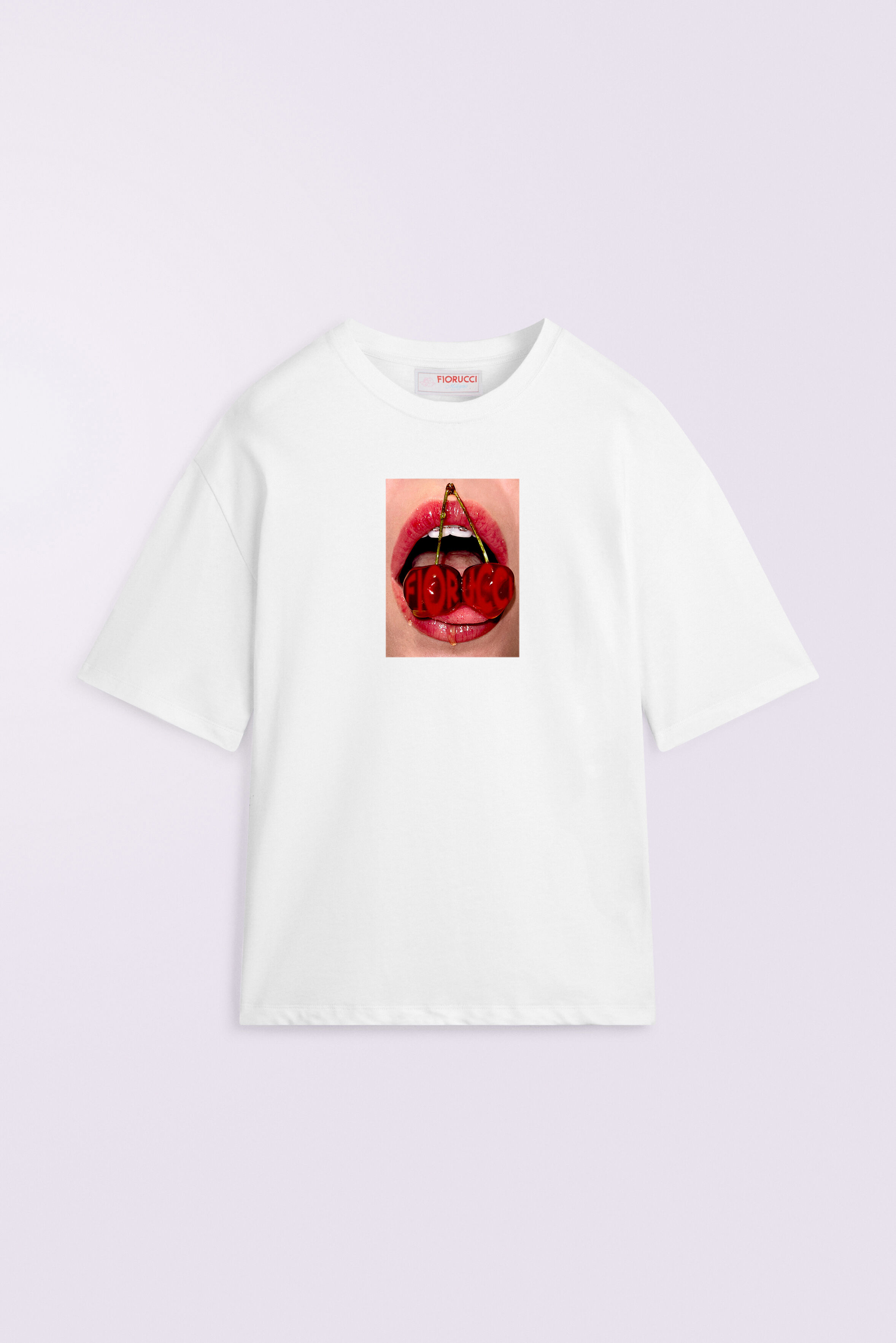Cherry Mouth T-Shirt White
