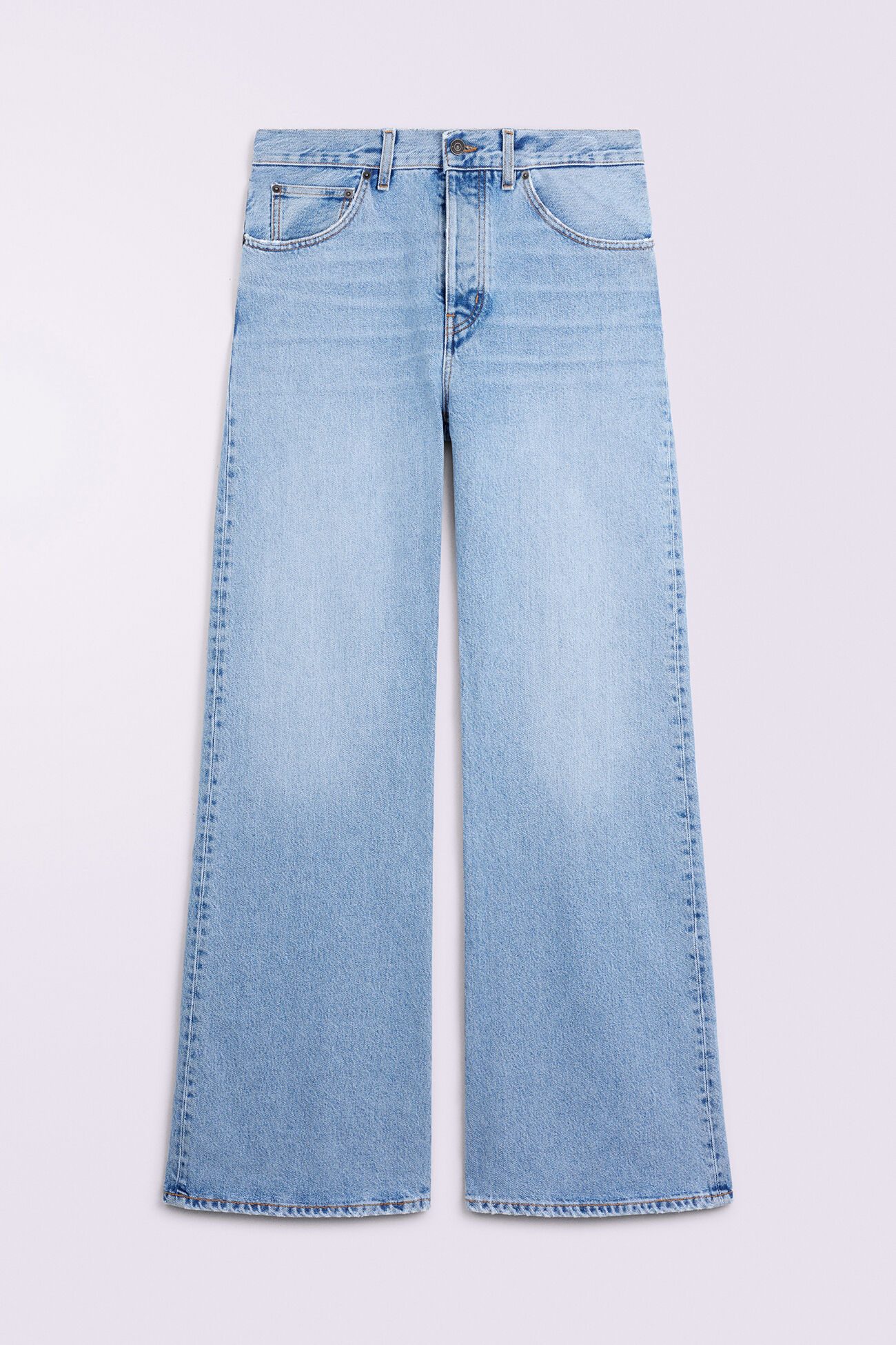 Wide Fit Jeans Light Blue