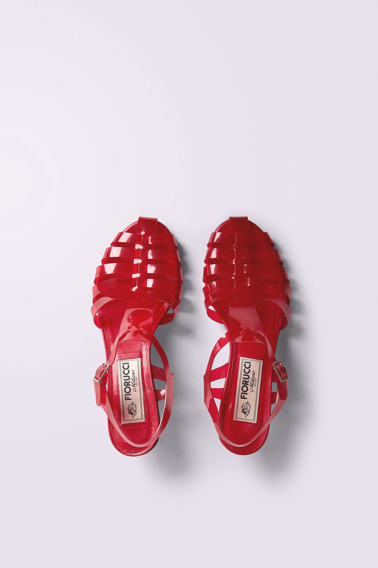 Jelly Kitten Heels Red