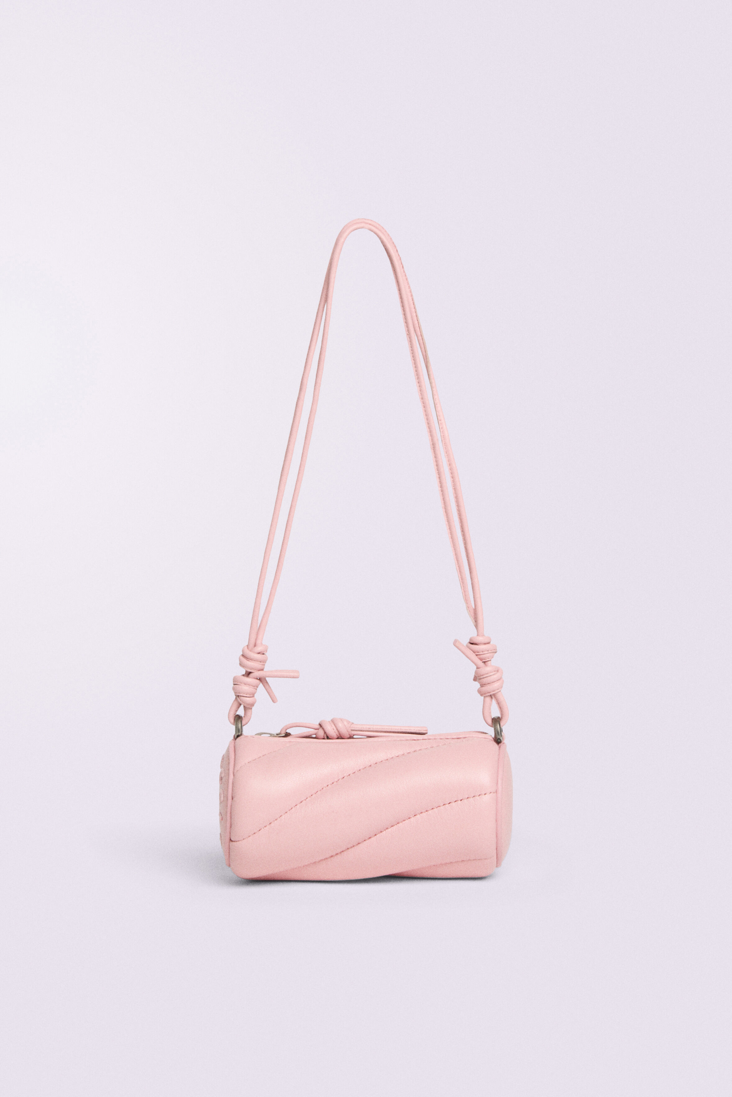 Mella Leather Micro Bag Pink