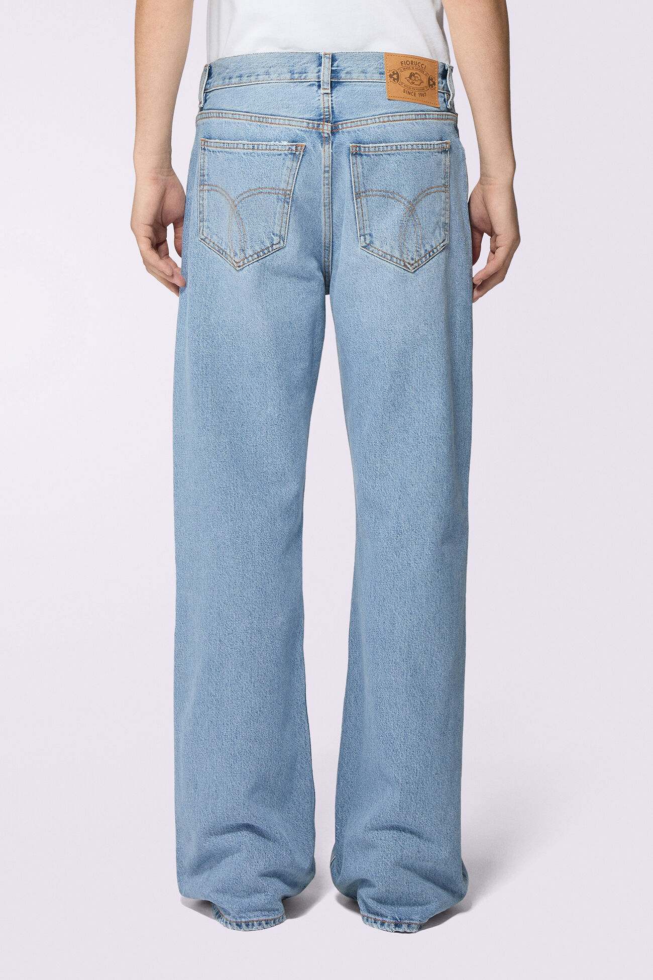 Wide Fit Jeans Light Blue