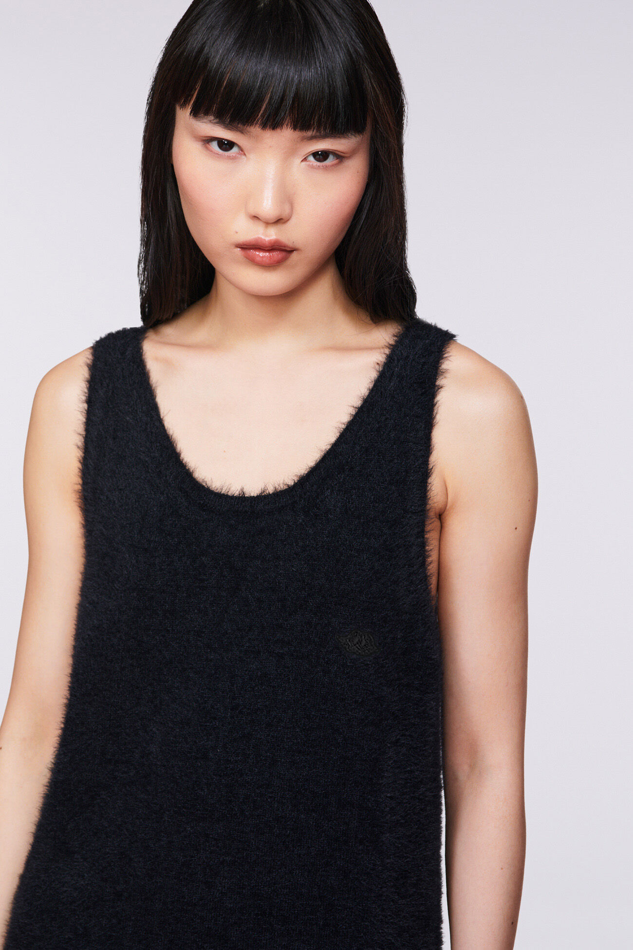 Angels Patch Tank Top Black
