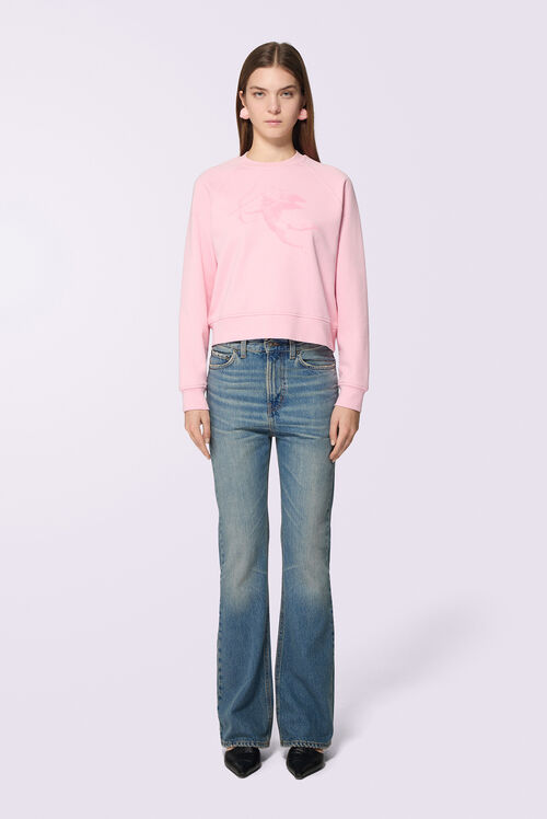 Cupid Graphic Sweatshirt Pink