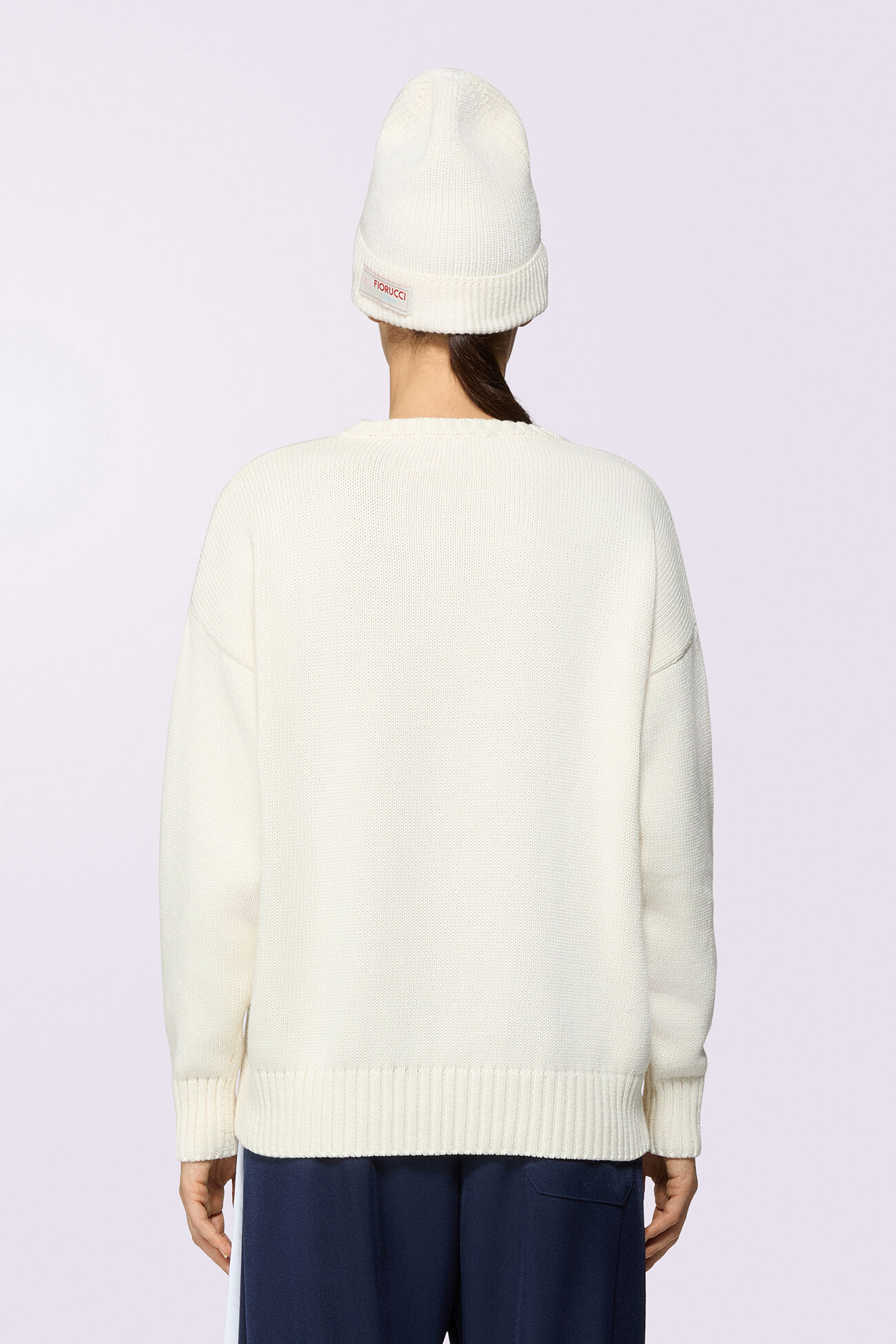 Pin Up Knit Jumper Off White