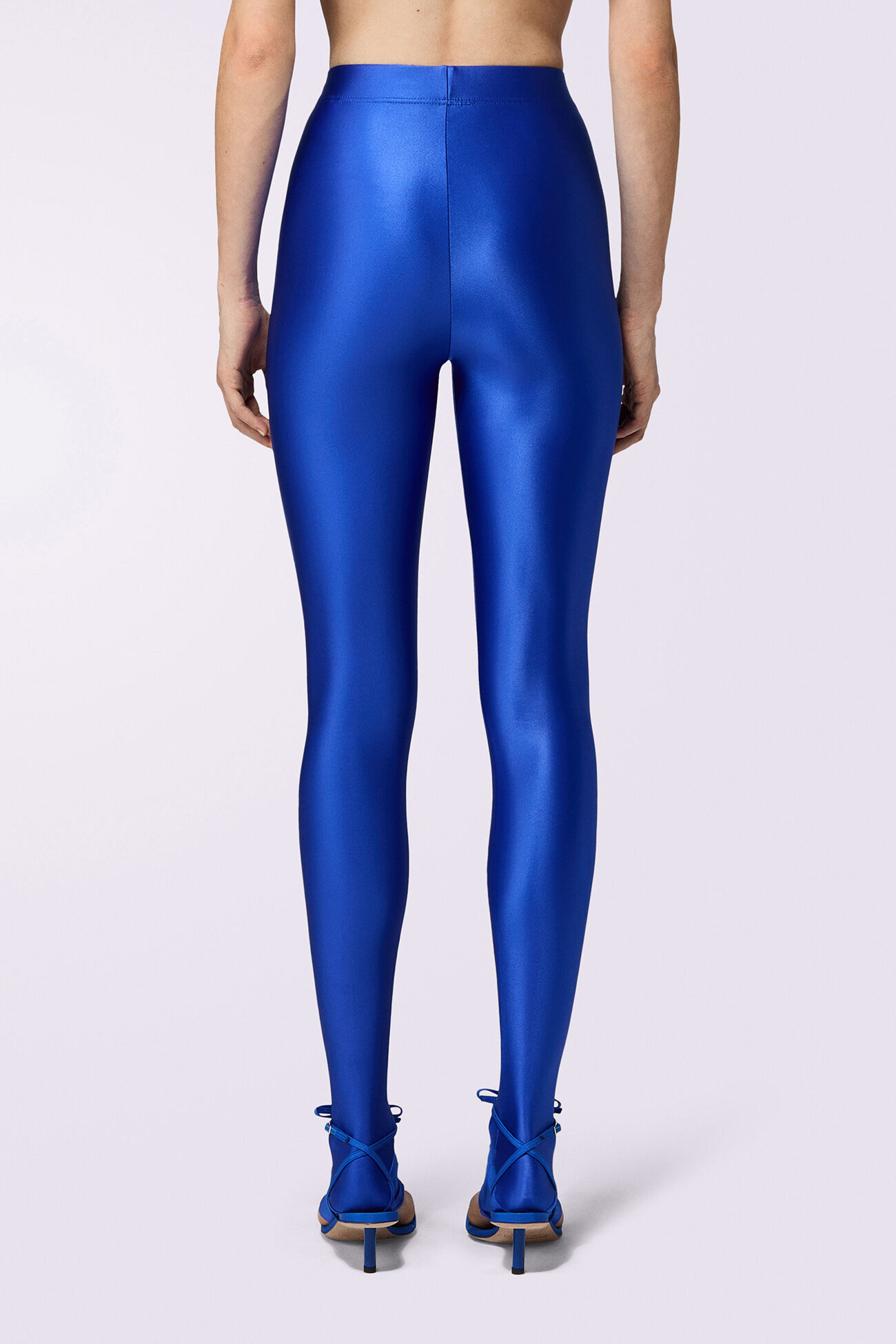 Semi-Footed Leggings Blue