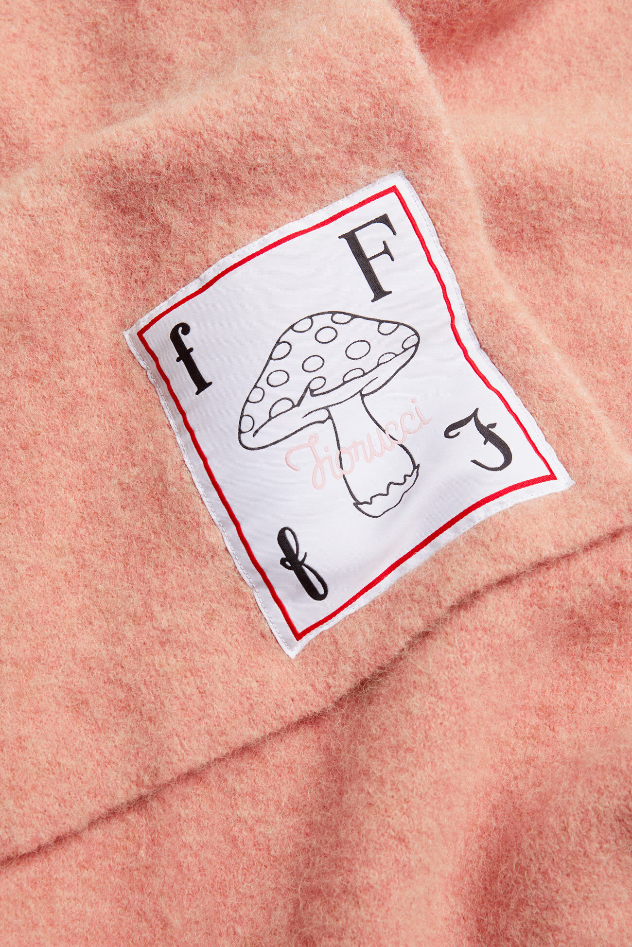 Mushroom Patch Scarf Pink