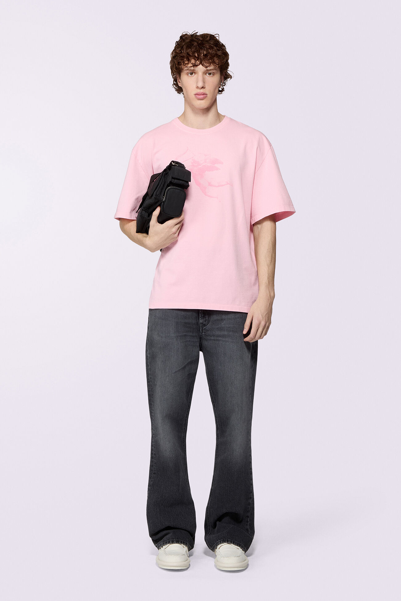Unisex Cupid Graphic T-Shirt Pink