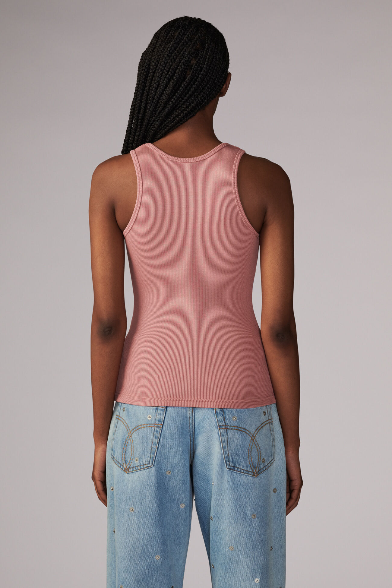 Fiorucci Official Online Store Icon Angels Plaque Vest Pink Fiorucci