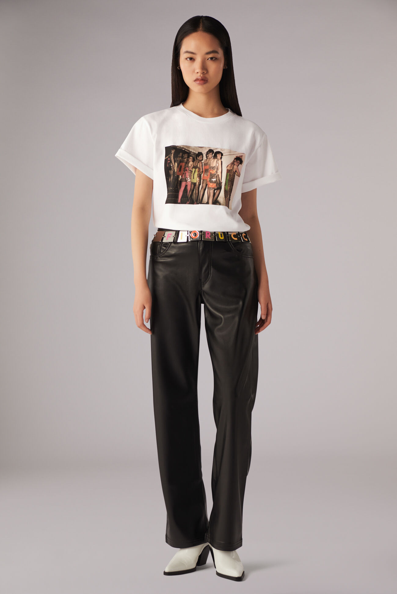 Logo Girls Graphic T-Shirt White