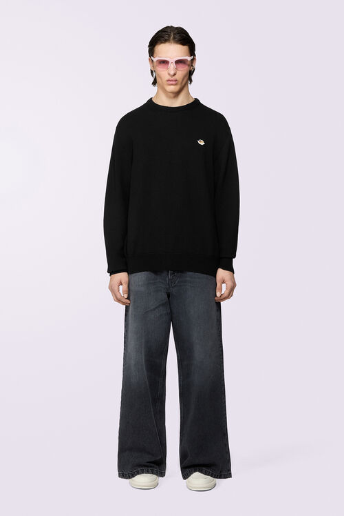 Angels Patch Knit Jumper Black