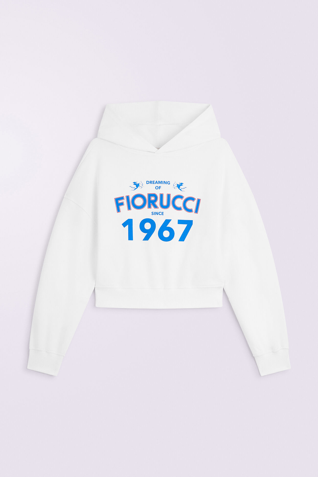 Dreaming 1967 Crop Hoodie White