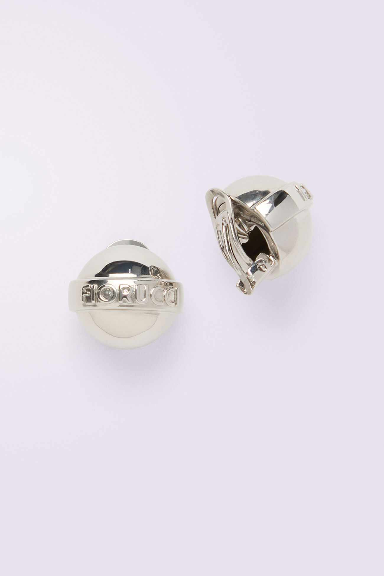 Mini Lollipop Earrings Silver