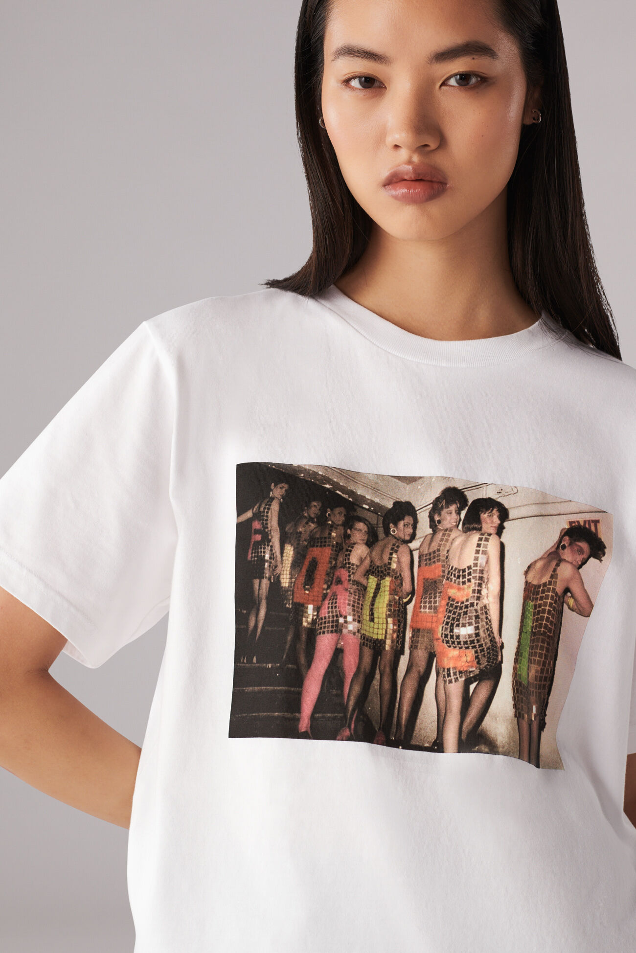 Logo Girls Graphic T-Shirt White