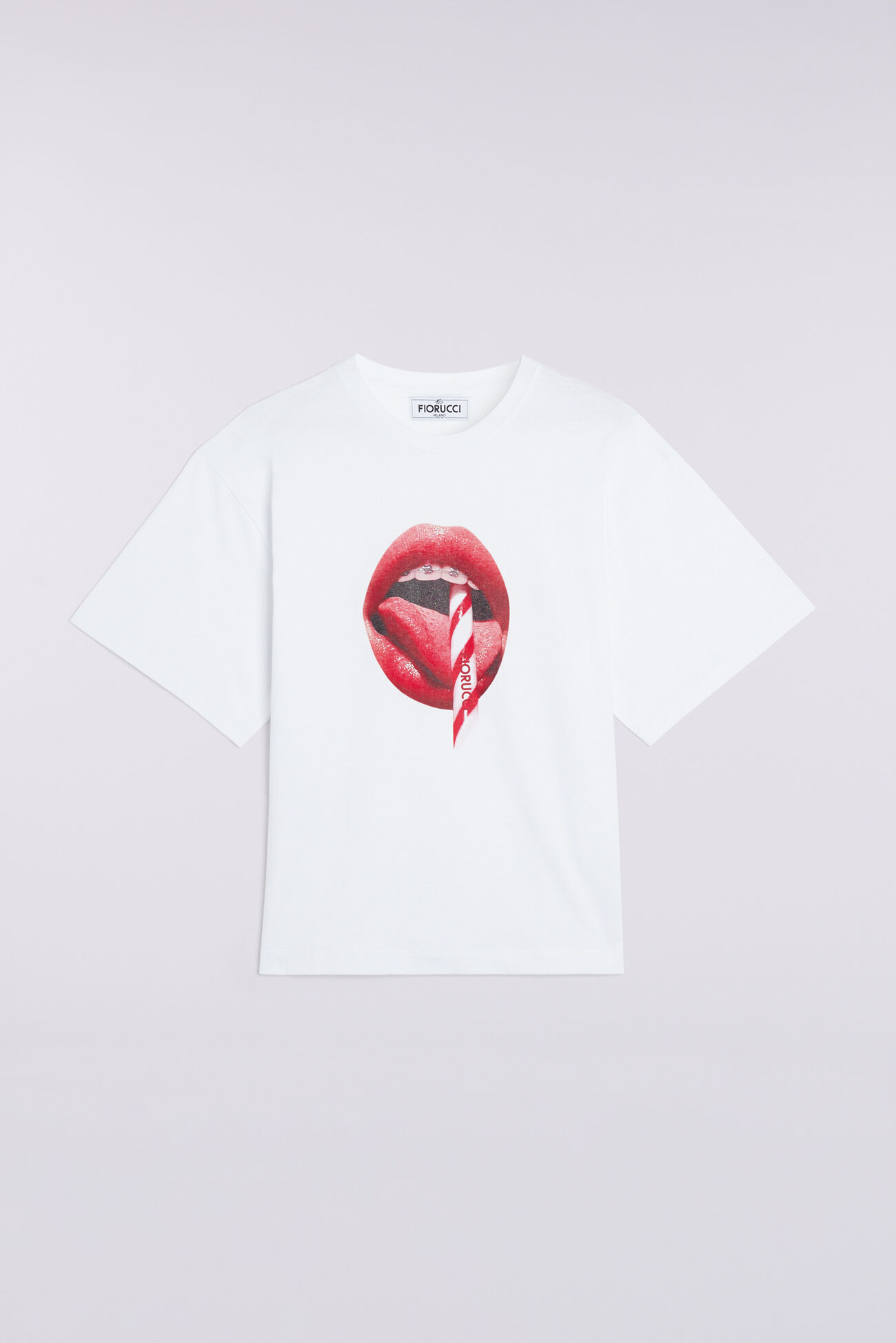 Mouth Graphic T-Shirt White