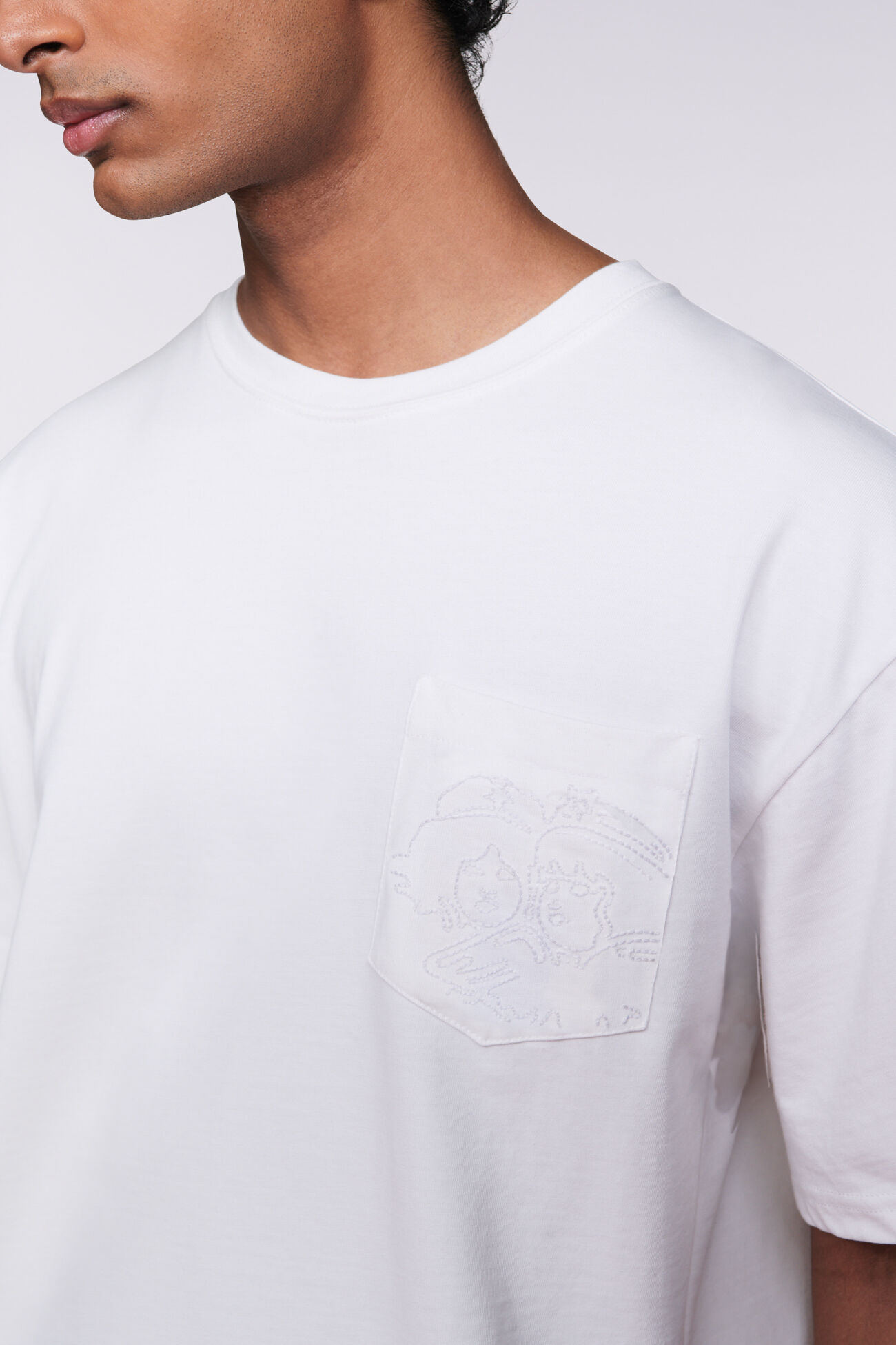 Angels Embroidered T-Shirt White