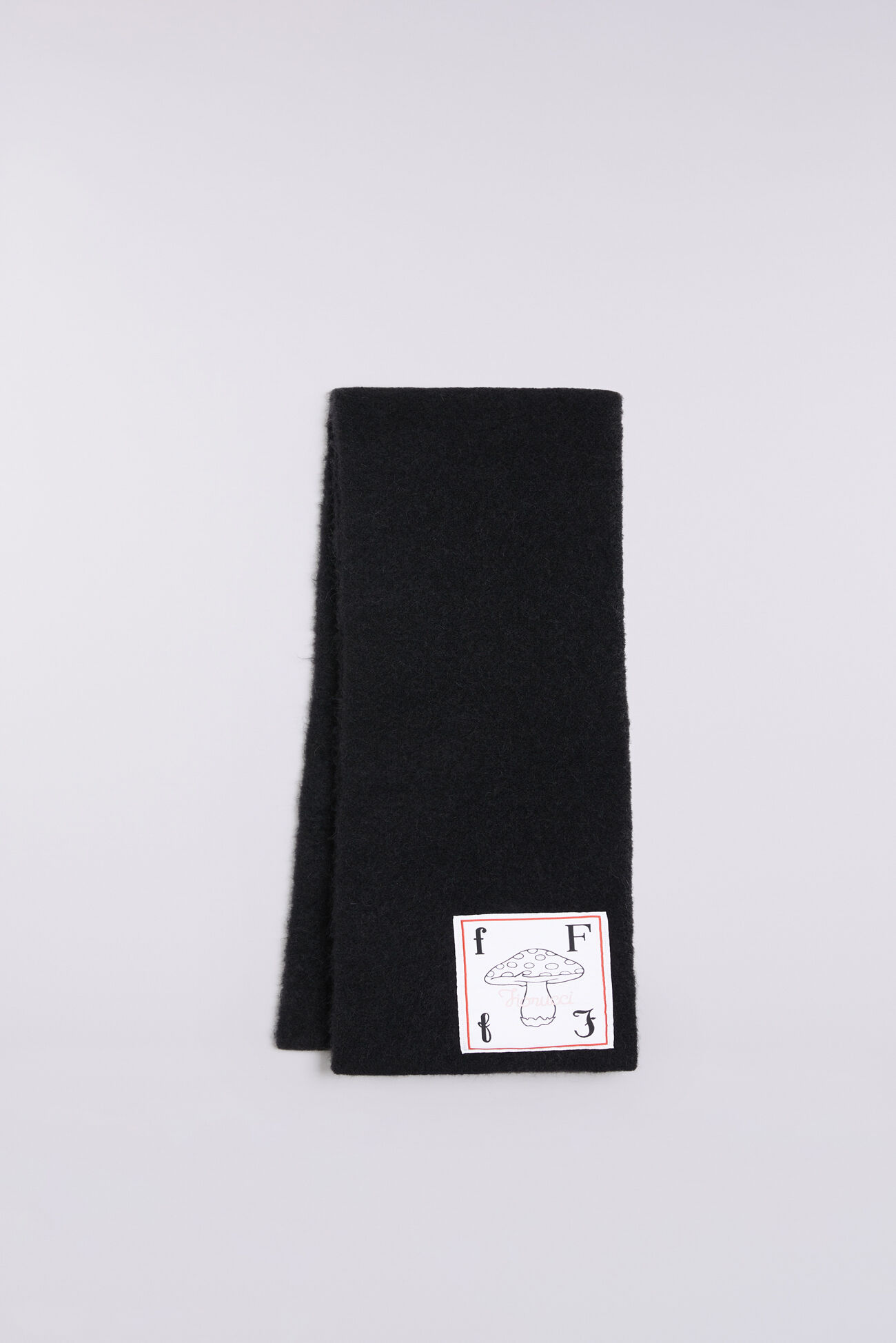 Mushroom Patch Scarf Black