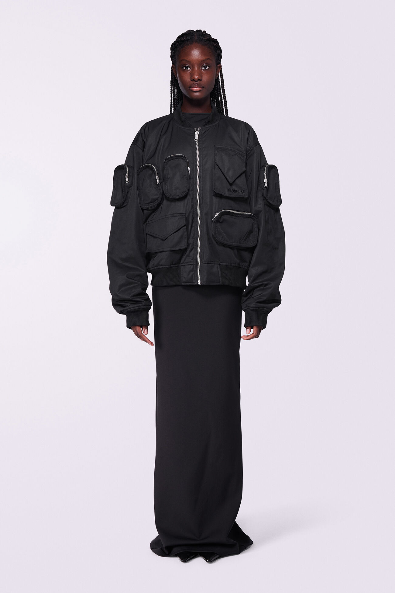 Unisex Super Pocket Jacket Black