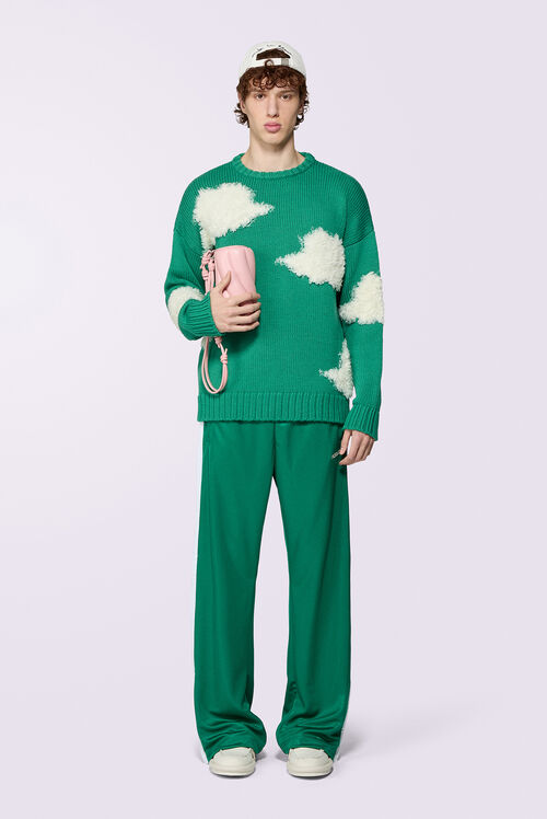 Angels Clouds Knit Jumper Green
